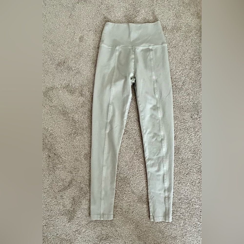 Aerie OG 7/8 High-Rise Leggings in Sage